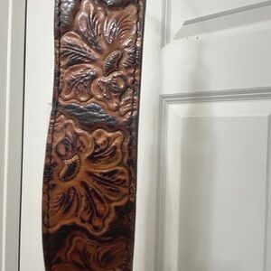 Patricia Nash Floral Leather Guitar Strap /Bag Strap